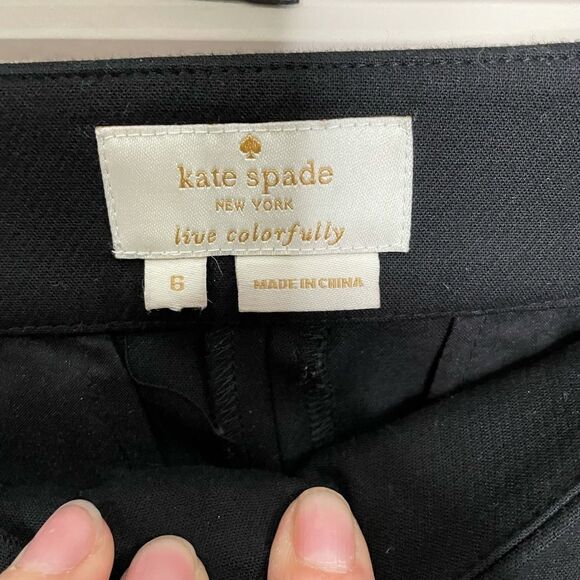 Kate Spade Cropped Black Pants - Picture 4 of 7
